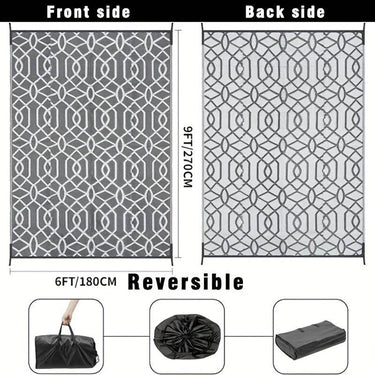 Waterproof Reversible Outdoor Rug For Patios And RV Camping - Estalios